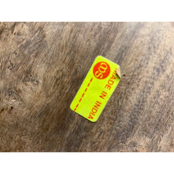 Carved Wood Tray with Inlaid Mother of Pearl Flowers 14.5" - Picture 6 of 7